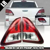 ราคา คุณภาพรับประกันได้ ไฟทับทิมท้าย ไฟทับทิม รุ่น มาสด้า MAZDA BT-50 BT50 PRO ปี 2015 - 2019 สีแดง ขอบดำ รถยนต์ Car รถจักร Led (1731661353050605754)