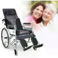 ราคา รถเข็นผู้ป่วย รถเข็นผู้สูงอายุพับได้ สามารถนอนครึ่ง/หรือนอนลงได้ทั้งหมด สามารถถอดเบาะที่นั่งได้ แบริ่งน้ำหนัก เก้าอี้ เคลื่อนย้าย ผู้ ป่วย kursi roda วีลแชร์ ไฟฟ้า (1732157058216987352)