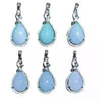 ราคา จี้มรกตธรรมชาติ พม่า ดีไซน์ใบไม้หญิง หงส์ และเพชร ทรงหยดน้ำ จี้หยก เงิน 925 สร้อยคอ สำหรับผู้หญิง มีขายส่ง (1731362609736353788)