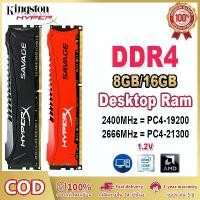 ราคา [COD] [พร้อมส่ง] [จัดส่งทันที] Kingston HyperX Savage 16G 8G RAM DDR4 PC Desktop Gaming Memory 2666/2400 MHZ DIMM PC4-21300 PC4-19200 288 Pins 1.2V หน่วยความจำเดสก์ท็อป Ram (1732207436269455622)