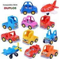 ราคา เลโก้ Duplo รถพ่วง รถบรรทุก รถแทรกเตอร์ รุ่นรถ ก่อสร้าง บล็อกตัวต่อ อิฐ Duplo ของเล่นเพื่อการศึกษา (1730922985996127031)