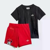 ราคา adidas Lifestyle ADIDAS DISNEY MICKEY MOUSE SHORT TEE SET Unisex Black JD0575 (1731632948965639955)