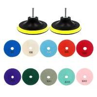 ราคา ชุดแผ่นขัดเพชร 12 ชิ้น 3 นิ้ว ชุดขัดเปียก/แห้ง สำหรับหินแกรนิต คอนกรีต หินอ่อน เครื่องขัดพื้น (1731601203866142495)