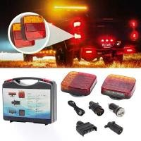 ราคา ไฟท้าย LED ไร้สายแบบแม่เหล็ก, ไฟท้ายรถพ่วง, ไฟท้ายรถบรรทุก, สำหรับ Caravan, RV, Camper, Lorry, รถบรรทุก (1731477775676376958)