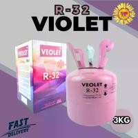 ราคา น้ำยาแอร์ R32 ยี่ห้อ VIOLET น้ำยา 3KG(ไม่รวมนน.ถัง) มาตรฐานโรงงาน ออกใบกำกับภาษีได้ (1730312012401249184)
