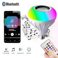 ราคา หลอดไฟ LED ดนตรี, หลอดไฟ LED RGB, สีสันสดใส, โคมไฟหลอดไฟเพลง, ไฟกลางคืน, สำหรับปาร์ตี้ที่บ้าน, หลอดไฟ LED E27, หรี่แสงได้, 1-4 ชิ้น (1731579145657222654)