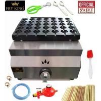 ราคา เตาทอด ไข่นกกระทาเสียบไม้ (แก๊ส) FR-E35G พร้อมอุปกรณ์พร้อมเปิดร้าน เตา 35หลุม เตาทอดไข่นกกระทา ขนมครกทรงเครื่อง หอยครก ฟรายคิง (1729588230740478777)