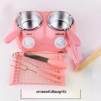 ราคา หม้อละลายช็อคโกแลตขนาดเล็กในครัวเรือน เตา โดนัทจิ๋ว เตา วาฟเฟิล 3 หลุม เตา ขนมครก ไฟฟ้า (1731379155968296780)