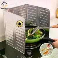 ราคา แผ่นกันน้ำมันกระเด็น แผ่นอลูมิเนียม ฉากกั้นน้ำมันกระเด็น สำหรับ ที่กั้นน้ำมัน สำหรับ 1เตา ที่กั้นน้ำมัน คราบน้ำมัน ของใช้ในครัว (1730523003752516216)