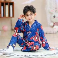 ราคา (ร้านไทย กทม.) ชุดนอนเด็ก 95-165 ซม. ขนาดเล็กถึงขนาดใหญ่ size L ผ้านิ่ม เย็น ใส่สบาย เด็กผู้ชาย เด็กผู้หญิง (1732207128062757250)