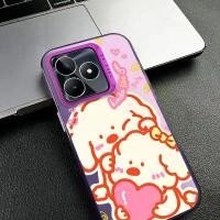 ราคา เคสโทรศัพท์, สำหรับ Realme C53 C51, กึ่งโปร่งใส, บางเฉียบ, ฝ้า, เคส (1729982771920341950)