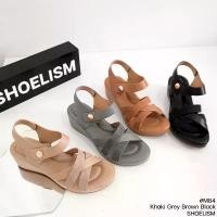 ราคา รองเท้ารัดส้น สุขภาพ หนังนิ่มสานสลับหนังกลับ พื้นหนานุ่ม ใส่เดินสบาย M84 (1732313125538138456)