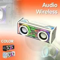 ราคา ลำโพงบลูทูธ 5.0, ลำโพงคู่, เอฟเฟกต์แสง RGB โปร่งใส, แบตเตอรี่ 1800mAh, ไร้สาย, ซับวูฟเฟอร์เสียงเบส, ลำโพงขนาดเล็ก ลําโพง mini plus speaker ตู้ ใส่ แอมป์ 900 ตู้ ซับเบส 10 นิ้ว (1731304134712395461)
