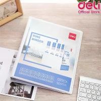 ราคา แฟ้มสันห่วง Deli แฟ้มพลาสติก 2 ห่วง สันกว้าง 1 นิ้ว ขนาด A4 แฟ้มสองรู แฟ้มสันกว้าง แฟ้มเก็บเอกสาร อุปกรณ์สำนักงาน ยางลบ มูจิ เครื่องเขียน น่ารัก ๆ เขียน การเรียน ปากกา ช็อต (1731240595532318858)