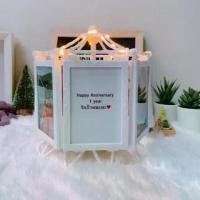 ราคา [D09] มีไฟ [มีเพลงให้เลือก 8 เพลง] กรอบรูปม้าหมุนไขลาน ชิงช้า กรอบรูป ม้ามุน ไขลาน กรอบรูปหมุน กรอบรูปกล่องดนตรี (1730031829712341303)