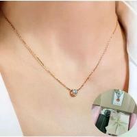 ราคา Jarin Jewelry สร้อยคอจี้เพชรเม็ดเดี่ยว Stainless steel ชุบทอง18k ไม่ลอก ไม่ดำ โดนสบู่น้ำหอมได้ ใส่ติดตัวได้เลย ข้อ มือ ใบ โคลเวอร์ เพลง birds feather กํา ไล lovesick ปิ (1731362347529046118)