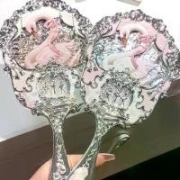 ราคา กระจกมือบัลเล่ต์หงส์, ดอกไม้ใหม่, กระจกแต่งหน้า, ครีม, แป้ง, ครีม, ครีมสีฟ้า, กระจกเจ้าหญิงสีขาว, ดูดี (1731267990611331922)