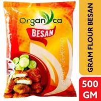 ราคา Ethanael88 Besan Flour / Gram Flour 500g แป้งถั่วลูกไก่ แป้ง ถั่วลูกไก่ 100% เบซัน ( Chickpea 100% ) ตรา Organica 500 กรัม. แนะนำวันนี้ (1730938389393475807)