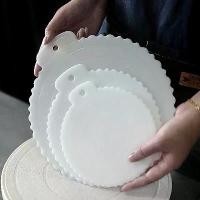 ราคา ฐานเค้กวันเกิด, ล้างทำความสะอาดได้และนำกลับมาใช้ใหม่ได้, เสื่อพลาสติกในครัวเรือน, มีขนาด 4/6/8 นิ้ว, เครื่องมืออบ โถผสม แป้ง กล่อง พิซซ่า 8 นิ้ว กระดาษ โรตี ที่ หมุน เครป (1731258546430773235)