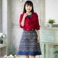 ราคา ชุดเดรสผ้าไทย Dress เสื้อผ้าผู้หญิง เสื้อผ้าทำงาน ชุดทำงาน เสื้อทำงาน เดรสเรียบร้อย ชุดกระโปรง เดรสหวานๆ ชุดแซก Clothing (1729446875071613919)