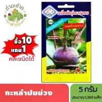 ราคา 3A (ซื้อ10แถม1) เมล็ดพันธุ์ กะหล่ำปมม่วง ขนาด 5 กรัม ประมาณ 1,350 เมล็ด PURPLE KOHLRABI โคราบิม่วง กะหล่ำปมม่วง เมล็ดพันธุ์พืช เมล็ดผัก ปลูกผักสวนครัว (1729624204873992201)