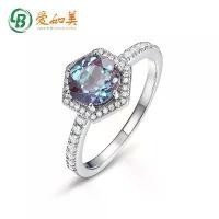 ราคา แหวน Alexandrite เรขาคณิต สไตล์มินิมอล แฟชั่นบุคลิกภาพ สไตล์ยุโรปและอเมริกา แหวนเงินแท้ S925 (1731671370641147518)