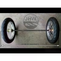 ราคา ล้อรถเข็น รถเข็นของ รถเข็น ชุด14นิ้ว(รุ่นยางมือสอง)+แกนเหล็กข้ออ้อยตัน เลือกขนาดแกนได้ (สำหรับใช้งานทั่วไป)อุปกรณ์ครบ ลูกปืน+แหวน by JHW (1732187693428935094)