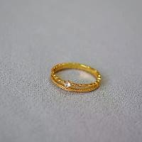 ราคา แหวนชั้นเดียว, หรูหรา, สไตล์ญี่ปุ่น, เรียบง่าย, เส้นชั้นสอง, เพทายแฟลชไดมอนด์, ชุบทองทองเหลือง, แหวนนิ้วชี้, ซอกราคาไม่แพง แหวน สลัก มือ สลัก มือ แหวน รุ่น แหวน ดูเวลา (1731454733348668632)