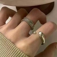 ราคา แหวนวินเทจไม่สม่ำเสมอ, เงิน 925, สำหรับผู้หญิง, สไตล์ Ins, ลายทางแนวตั้ง, หยดน้ำ, แหวนนิ้วเปิด, แหวนสไตล์พังก์แฟชั่น แหวน ตะปู สาย มู แหวน ผู้ชาย แหวน หนุมาน (1731233805322650917)
