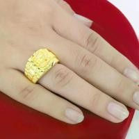 ราคา จัดส่งในกรุงเทพฯ แหวนไม่ลอก แหวนหุ้มทอง ไม่ลอก ไม่ดำ แหวนทอง 1บาท แหวน ลายมังกร ทองชุบ เครื่องประดับ ทองเหมือนแท้ (1731192270980023806)