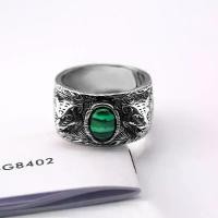 ราคา แหวนหัวเสือคู่ สไตล์วินเทจ วัสดุเงินแท้ เหมาะสำหรับผู้ชายและผู้หญิง ทันสมัย ดีไซน์บุคลิกภาพสิบสองราศี แหวน TANGA พร้อมสต็อก (1732288262831835996)