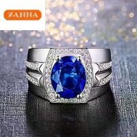 ราคา แหวนเงิน 925 ดีไซน์ดั้งเดิม สำหรับผู้ชาย แหวน Moissanite เงิน (1731329779479053318)