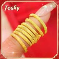 ราคา แหวนชุบทอง 18k น้ำหนัก 96.5% (0.6g) แหวน Matte ขนาด 8 สำหรับผู้หญิง เหมาะสำหรับเป็นของขวัญ (1730786836990561011)