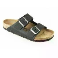 ราคา BIRKENSTOCK Arizona NU Oiled Black รองเท้าแตะ Unisex สีดำ รุ่น 552111 (regular) (1730628427778459744)