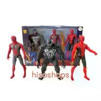 ราคา Spider Man and Venom Model 3 Pcs. โมเดลฮีโร่สไปเดอร์แมน ฟิกเกอร์ แพค 3 ตัว สไปเดอร์แมนและเวน่อม จากหนังดังมาเวล มีไฟ (1729675075459058168)
