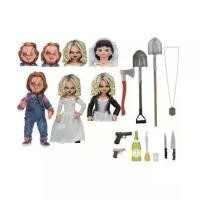 ราคา ตุ๊กตา Chucky, NECA, การกลับมาของ Tiffany Chucky, ชุดคู่, ฟิกเกอร์แอคชั่นที่เคลื่อนย้ายได้ (1732290348213111307)