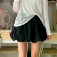 ราคา กระโปรงพลีทพัฟ สีดำ สำหรับผู้หญิง สไตล์ฤดูร้อน เอวสูง กระโปรงเมฆ กางเกง กระโปรงเค้ก Ruched ทรงเอ กระโปรงสั้น พอง ไซส์เล็ก น้อมจิตต์ แอร์ คลูเบอร์ ชุด นักศึกษา ร้าน พี่ ผึ้ง นักเร (1731351070828168366)