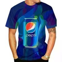 ราคา เสื้อยืดแขนสั้น พิมพ์ลาย Pepsi 3D แฟชั่นฤดูร้อน แอร์ มาใหม่ (1731604746338666483)