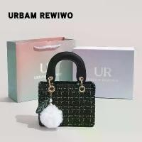 ราคา กระเป๋าถืออเนกประสงค์, กระเป๋าสาว Diana, กระเป๋าสะพายไหล่เดียวและกระเป๋าสะพายข้าง, URBAN REWIWO ของแท้และเป็นของแท้, ของขวัญปีใหม่ beach bag กระเป๋า แม็ก mc ของ แท้ dash marc jacobs crochet (173164247