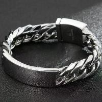 ราคา สร้อยข้อมือ ID สำหรับผู้ชาย, ชื่อบาร์, สแตนเลส, โซ่เชื่อมโยงขอบคิวบา, โลโก้ที่กำหนดเอง, แกะสลักได้, สร้อยข้อมือข้อมือผู้ชาย, กำไล, ของขวัญ (1731320517234296884)