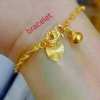 ราคา สร้อยข้อมือชุบทอง 24K เกาหลี ขนาด 2 มม. สร้อยข้อมือ (1731385546861872758)