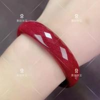 ราคา สร้อยข้อมือแร่แท้, ดีไซน์ดั้งเดิม, ชาดแท้, ทรายสีม่วงและทอง, เพชรเหลี่ยมเพชรพลอย, แถบความงาม, สร้อยข้อมือ Dingdang, สร้อยข้อมือยางกว้าง (1731340728963466276)