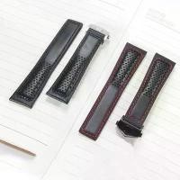 ราคา อุปกรณ์เสริมนาฬิกา, สร้อยข้อมือ, 22mm, สำหรับ TAG Heuer Carrara Racing Undercover F1 Monaco, สายรัดและเข็มขัดคาร์บอนไฟเบอร์ระบายอากาศ (1730823023629863262)