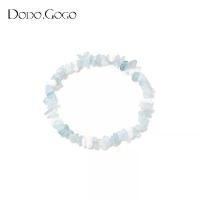 ราคา สร้อยข้อมือ Aquamarine หินแตก สำหรับผู้หญิง อเนกประสงค์ บุคลิกภาพ เสน่ห์นำโชค ฤดูใบไม้ผลิและฤดูร้อนใหม่ สร้อยข้อมือกล่องของขวัญ (1731644513863566549)