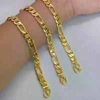 ราคา สร้อยข้อมือ ลายเลทอิตาลี่ ขนาดน้ำหนัก 1 บาท เคลือบสีทอง24k ทองโคลนนิ่ง ชุบหนา 5 ไมครอน (1729990590015245285)
