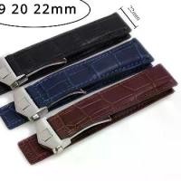 ราคา สายหนัง, อุปกรณ์เสริมนาฬิกา, สำหรับ Tag Heuer TAG HEUER CARRERA 20 22mm สร้อยข้อมือ, มีสีดำ, น้ำตาล, และสีน้ำเงิน, ทำจากหนังวัว, เข็มขัดผู้ชาย (1730194840999987550)