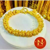 ราคา [จัดส่งทันที] สร้อยข้อมือ ลายพิกุล น้ำหนัก 3,4 บาท ทองหุ้ม ทองชุบ งานสวยจริง%#ห้างทองนพคุณ# (1732027763287624367)