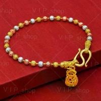 ราคา สร้อยข้อมือ 3กษัตริย์พร้อมจี้ถุงทอง เพื่อความเป็นศิริมงคล #P92 เครื่อง เจาะหู (1731494691029026228)