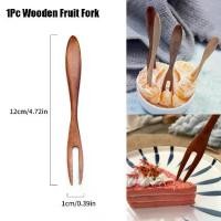 ราคา ส้อมจิ้มผลไม้ไม้สองสี เครื่องใช้บนโต๊ะอาหารอเนกประสงค์ ขนมขบเคี้ยว เค้ก ส้อมขนม โรงอาหาร ร้านอาหาร Flatware เครื่องมือทำครัว ใหม่ (1729733555990530081)