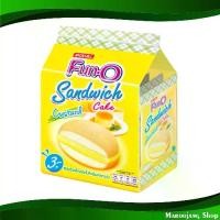 ราคา แซนวิชเค้กสอดไส้ครีมคัสตาร์ด ฟันโอ 13 กรัม x 12 ชิ้น ขนมปังกรอบ ขนมทอดกรอบ ขนมทานเล่น ขนมขบเคี้ยว อาหารว่าง ขนมปัง แซนวิส ครัวซ็อง โฮลวีต เค้ก แพนเค้ก Cake Sandwich Stuffed With Custard Cream Fun O (1